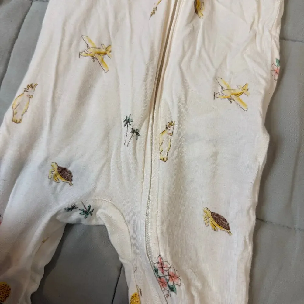 PurelySoft Carter's 18 Months Baby Girl Zippy Sleeper Bamboo Tropical Print